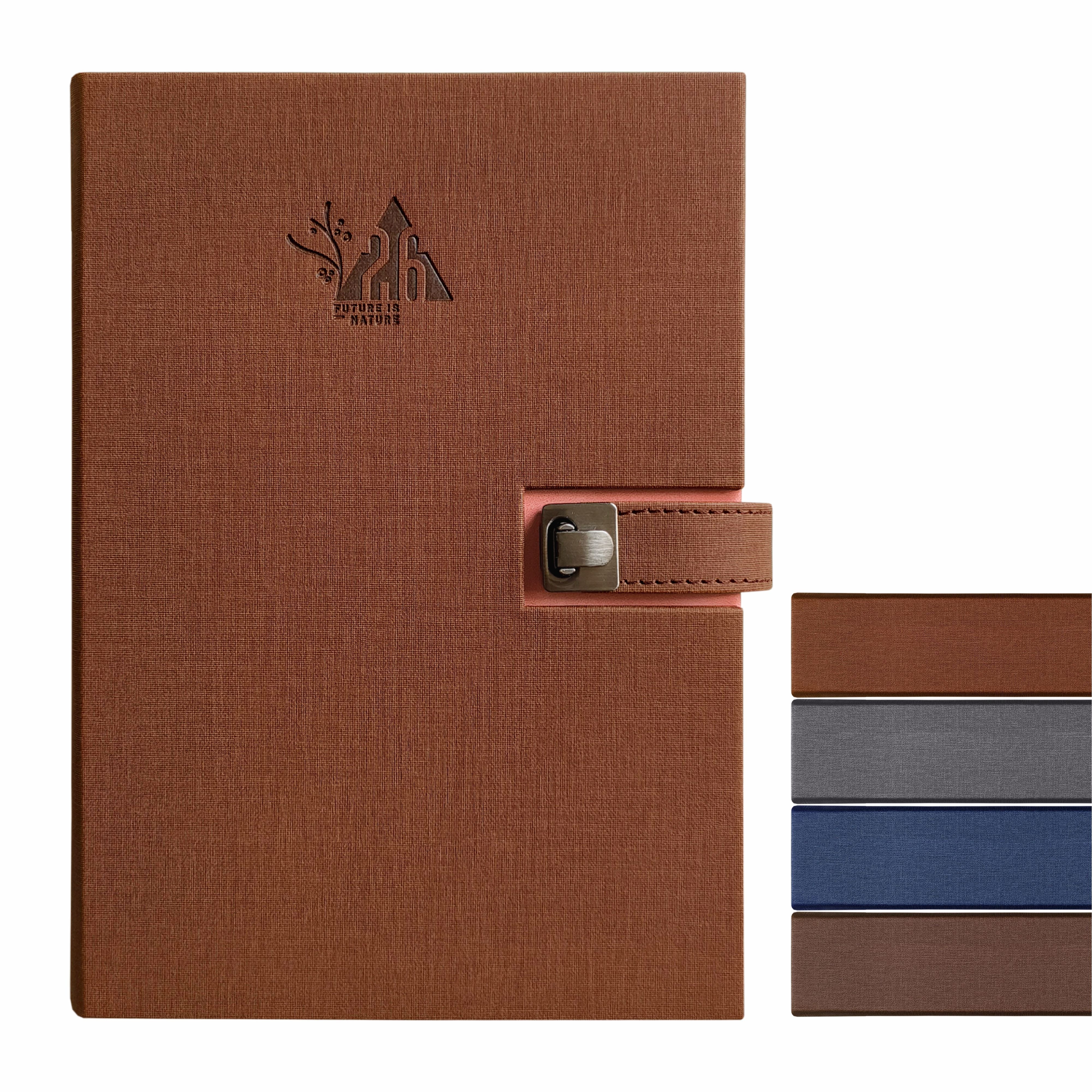 Anupam Spark 2026 New Year Diary – Daily Planner with Dates, Magnetic Closure, Monthly Calendar, PU Cover with Pen Holder – 80 GSM, 365 Pages